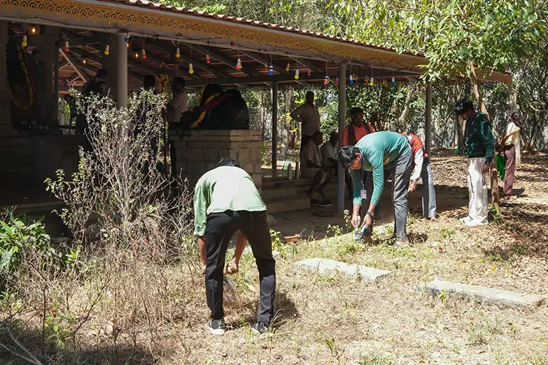 NSS Volunteers Participate in Heritage Conservation Drive in Marasuru Madiwala Village - 2
