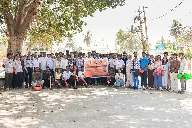 NSS Volunteers Participate in Heritage Conservation Drive in Marasuru Madiwala Village - 7