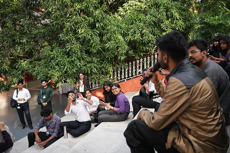 Where Innovation Meets Inspiration: A Powerful Mehfil at Alliance University 7