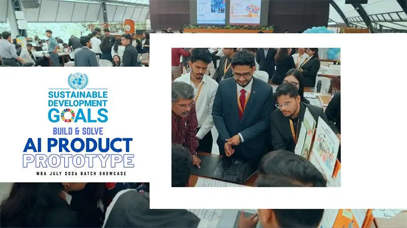 Alliance University Hosts SDG – Build & Solve: AI Product Prototype Showcase (MBA)