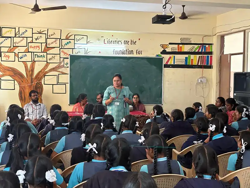 Tech Bridge: Alliance University Champions Women Empowerment in Rural Schools Through Emerging Technologies 7