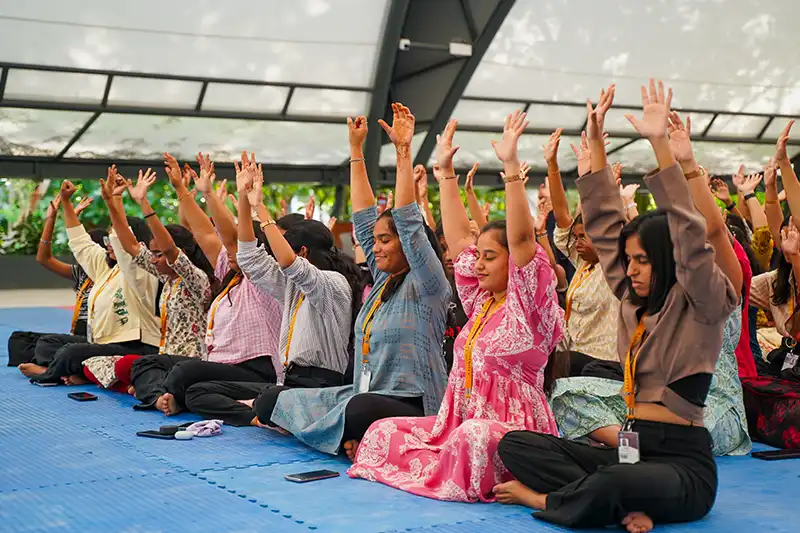 Workshop on “Rhythms of Life: Breath, Water and Sound” at Alliance University - 1