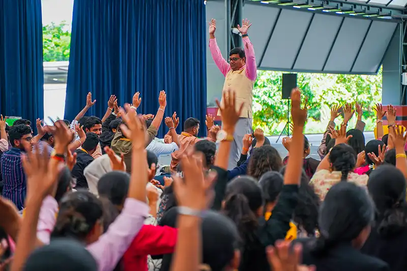 Workshop on “Rhythms of Life: Breath, Water and Sound” at Alliance University - 10