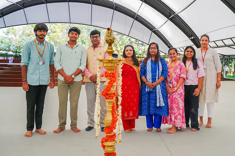 Workshop on “Rhythms of Life: Breath, Water and Sound” at Alliance University - 4