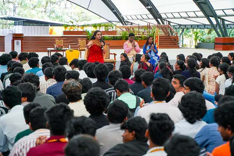 Workshop on “Rhythms of Life: Breath, Water and Sound” at Alliance University - 6