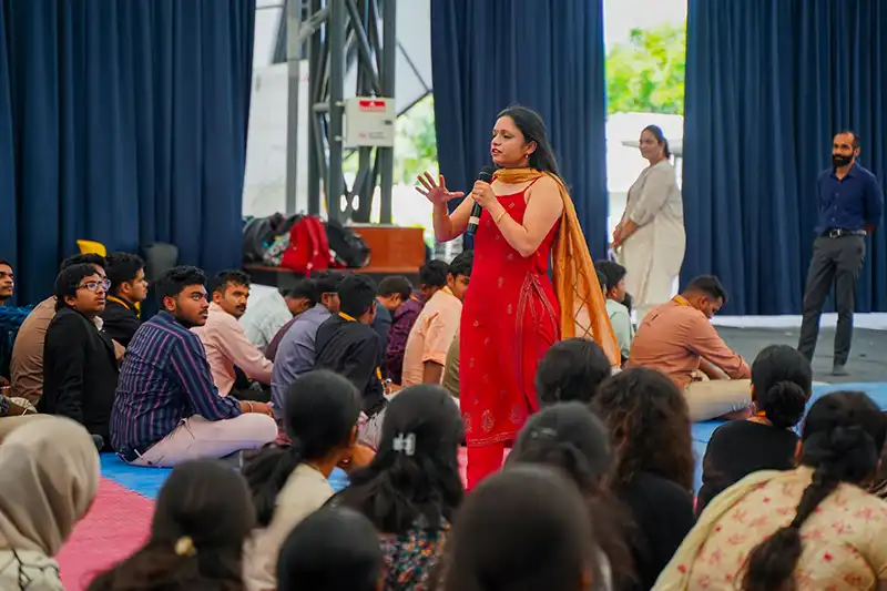 Workshop on “Rhythms of Life: Breath, Water and Sound” at Alliance University - 8