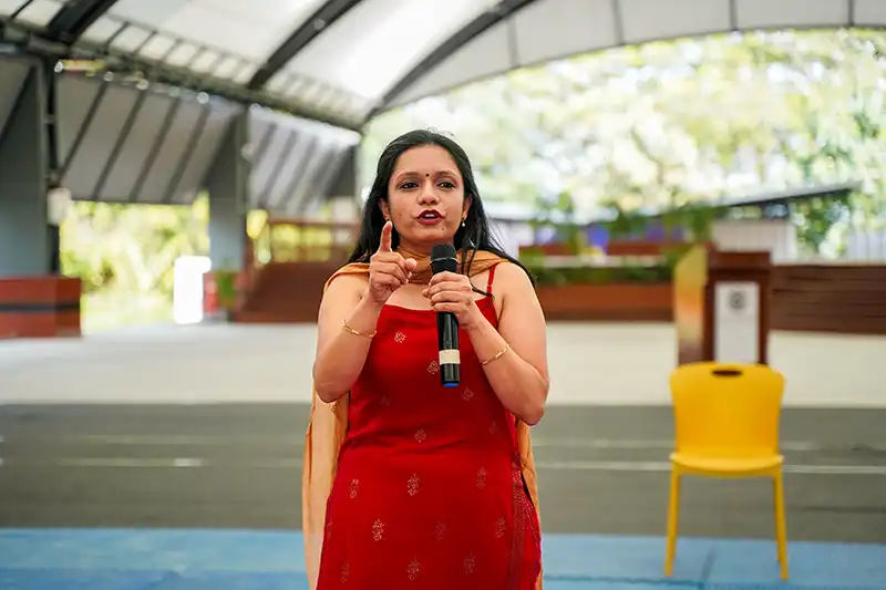 Workshop on “Rhythms of Life: Breath, Water and Sound” at Alliance University - 9