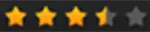 3.5 Star Rating