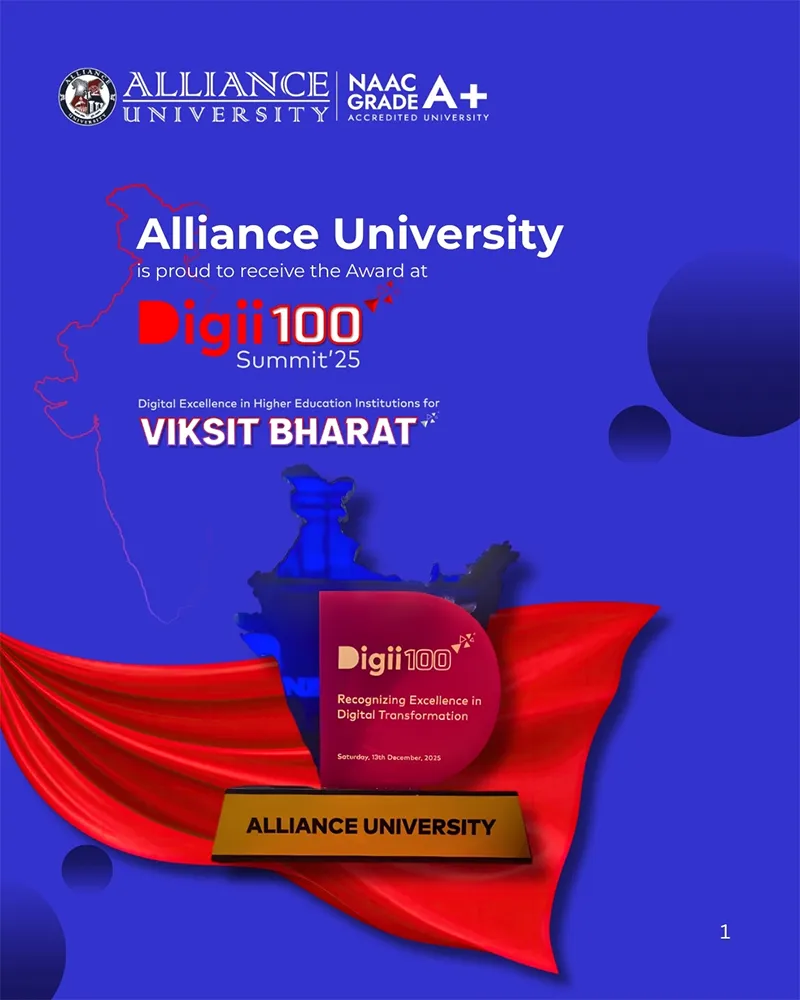 Alliance University Recognised with the QS I-GAUGE Institution of Happiness Award 2025–26 - 1