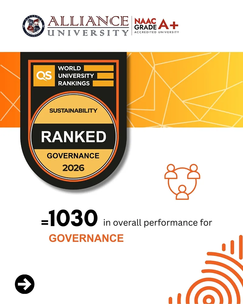 Alliance University Recognised in QS World University Sustainability Rankings 2026 - 3