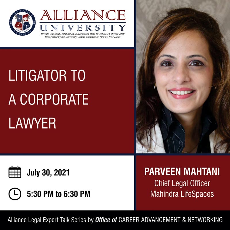 Litigator to a Corporate Lawyer