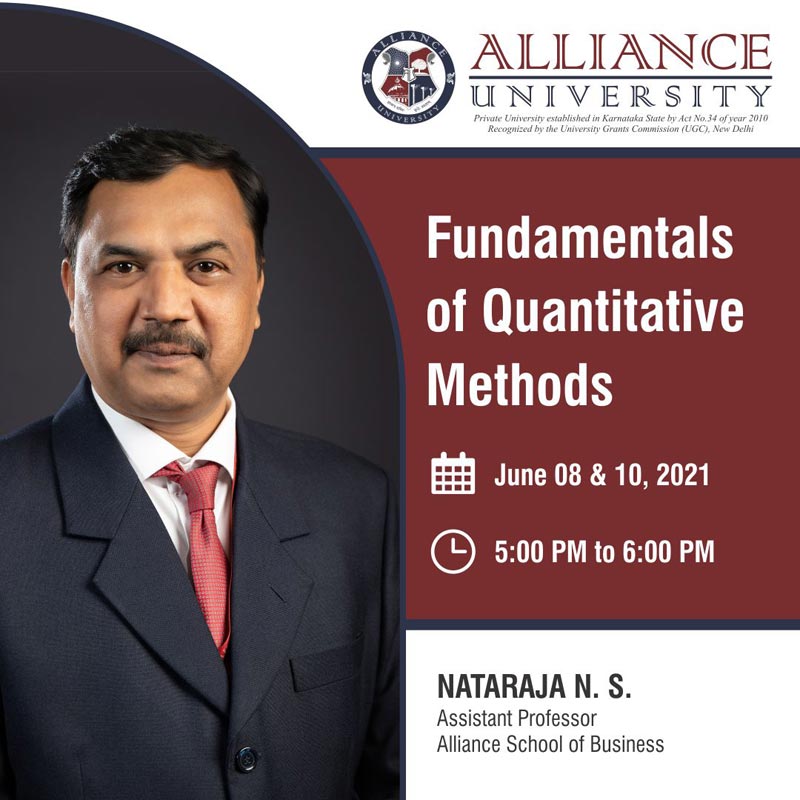 Fundamentals of Quantitative Methods
