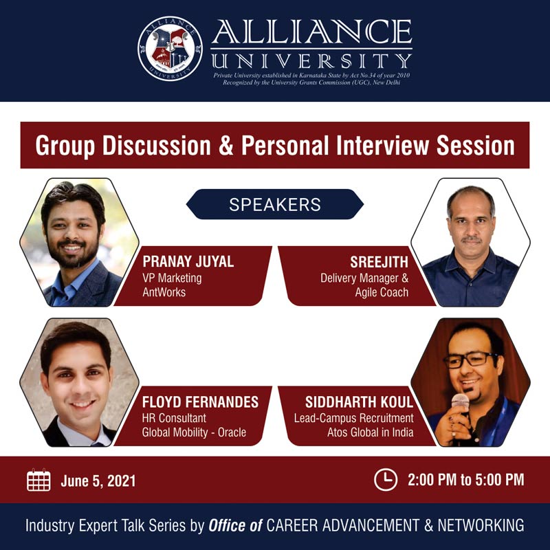 Group Discussion and Personal Interview Session