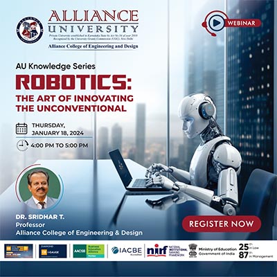 AU Knowledge Series - Robotics: The Art of innovating the unconventional
