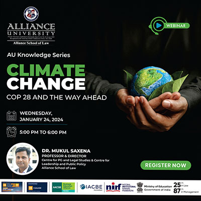 AU Knowledge Series - Climate Change COP 28 and the way ahead