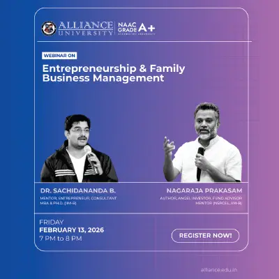 Webinar On ENTREPRENEURSHIP & FAMILY BUSINESS MANAGEMENT