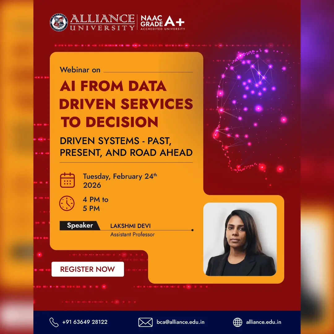 Webinar On AI FROM DATA DRIVEN SERVICES TO DECISION
