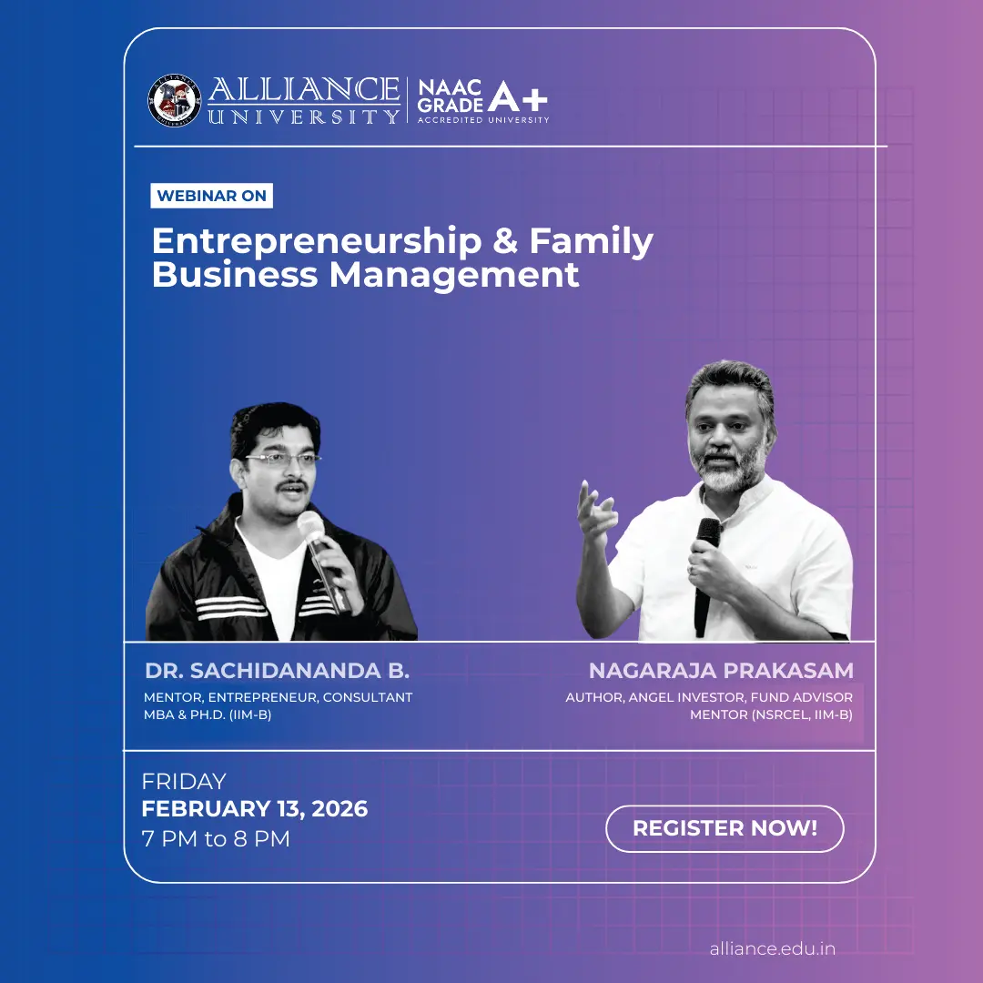 Webinar On ENTREPRENEURSHIP & FAMILY BUSINESS MANAGEMENT