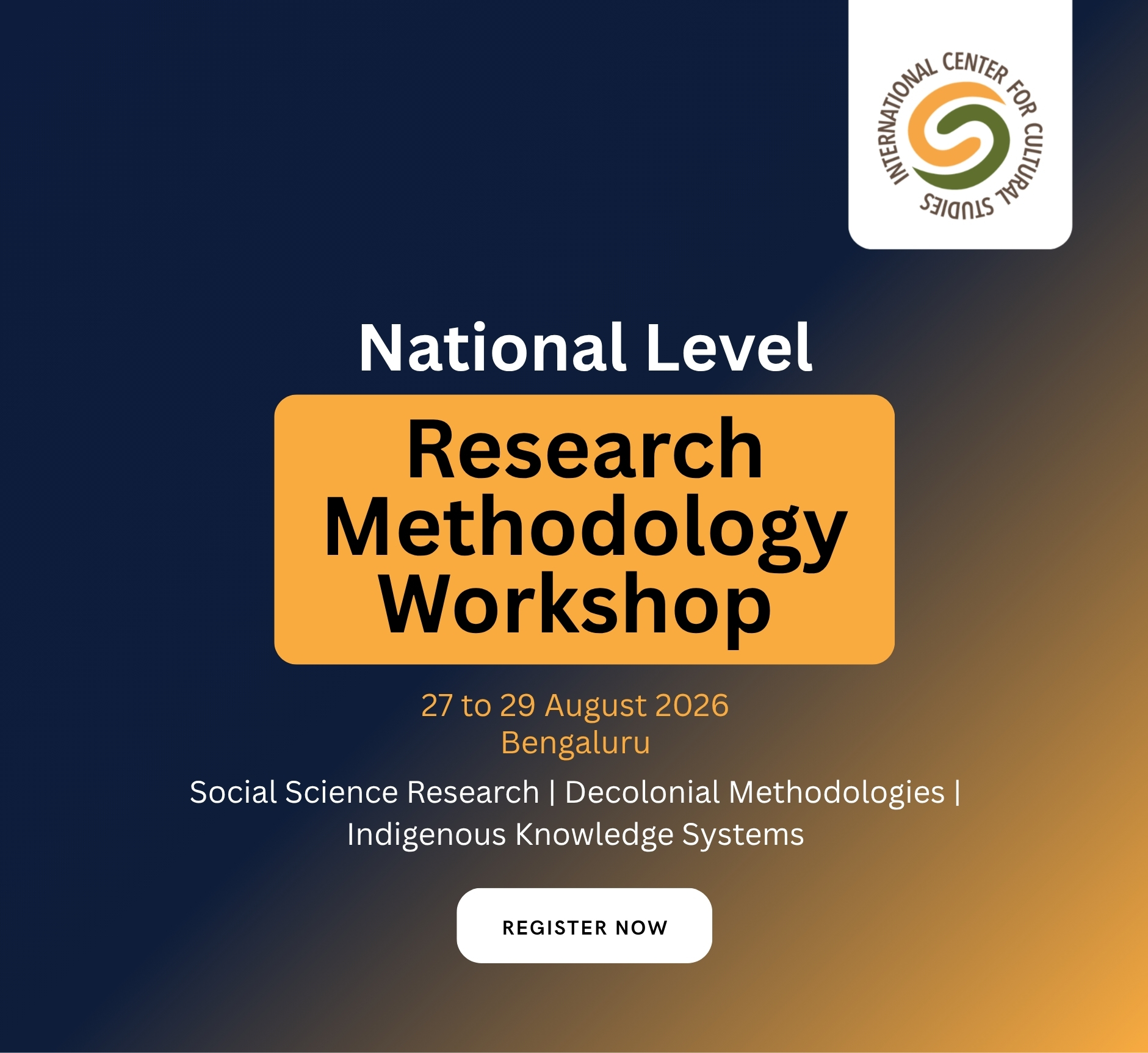 National Level Research Methodology Workshop